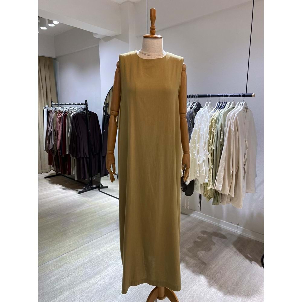 Ham Keten Jile Kimono Haki Takım 2 Beden