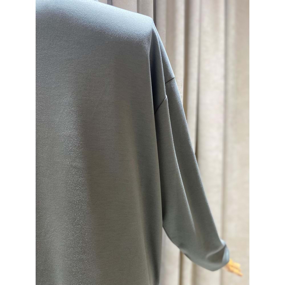 Çağla Yeşili Modal Kadın Pantolonlu Takım - 36 Beden