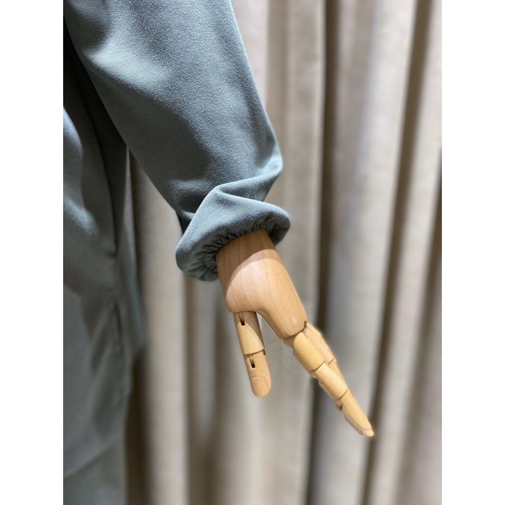 Çağla Yeşili Modal Kadın Pantolonlu Takım - 36 Beden