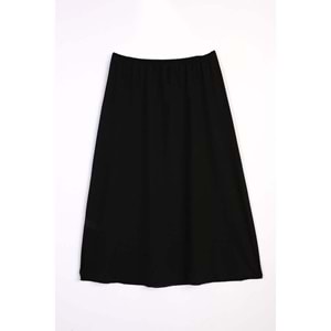 Jarse Siyah Beli Lastikli Etek Astarı 40 Beden