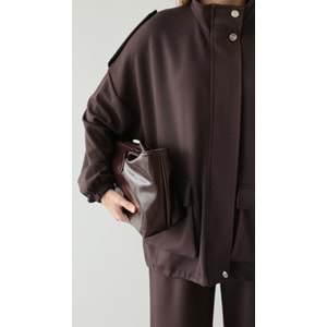 Kahverengi Modal Takım S-M Beden | Yumuşak Likralı Kumaş Eşofman