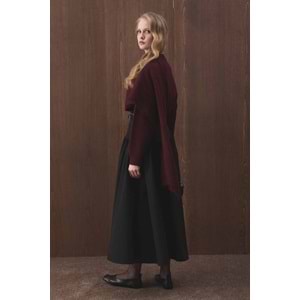 Siyah Pamuklu Evaze Etek M Beden