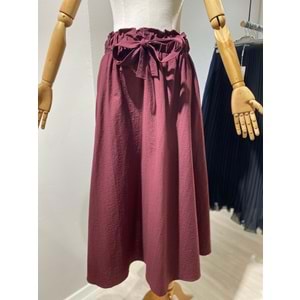 Cupra Pamuklu Ceketli Etekli Bordo L-XL Takım