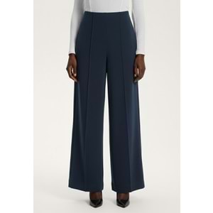 Modal Çimalı Mavi Kadın M Beden Pantolon