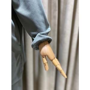 Çağla Yeşili Modal Kadın Pantolonlu Takım - 36 Beden