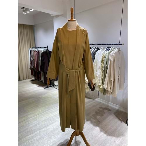 Ham Keten Jile Kimono Haki Takım 2 Beden