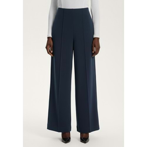 Modal Çimalı Mavi Kadın M Beden Pantolon