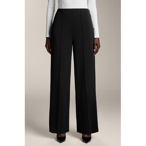 Modal Çimalı Siyah Kadın L Beden Pantolon