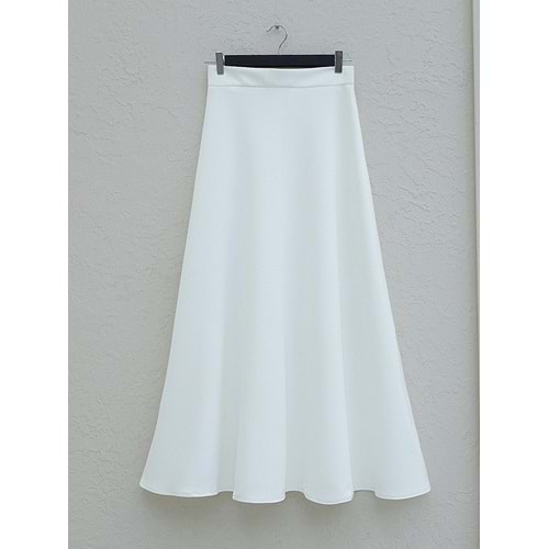 Beli Lastikli Scuba Beyaz Kloş Etek 1 Beden