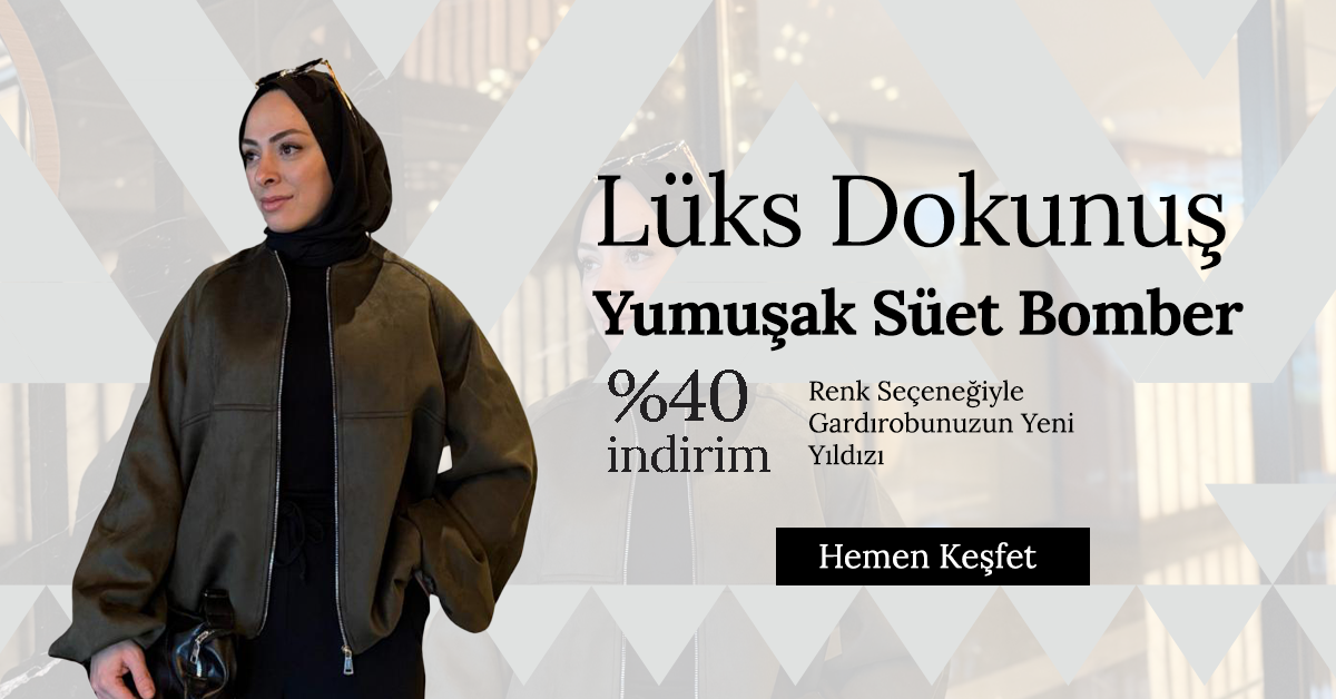 Yumuşak süet dokulu, haki renkli bomber ceket, balon kol ve fermuar detaylı, kışlık kadın dış giyim