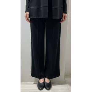 Siyah Modal Kumaş Pantolonlu Takım - L/XL Beden (40-42)