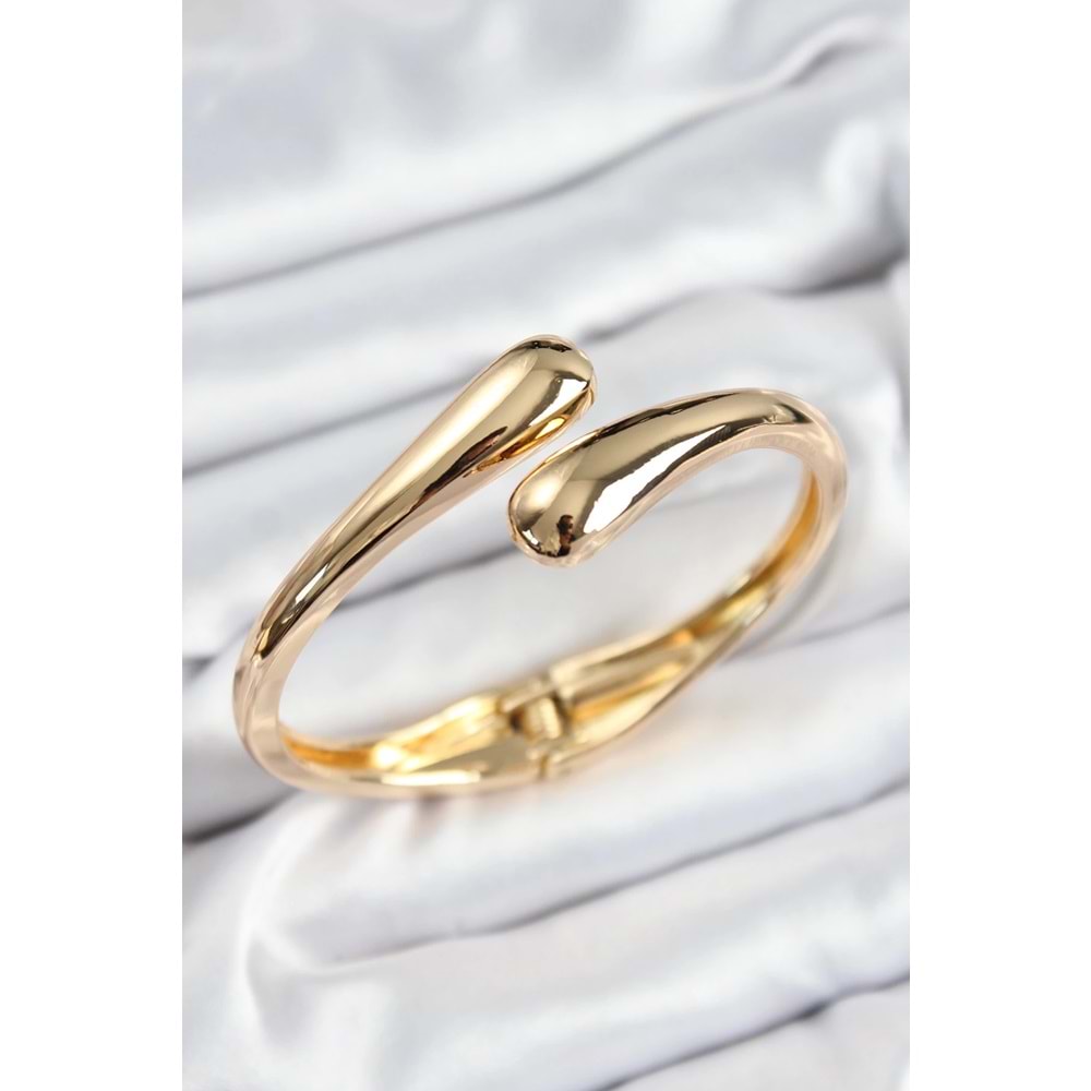 Pirinç Sarmal Model Gold Renk Kadın Kelepçe