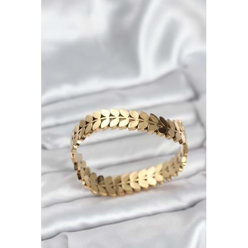 316L Çelik Başak Model Kadın Kelepçe Bileklik