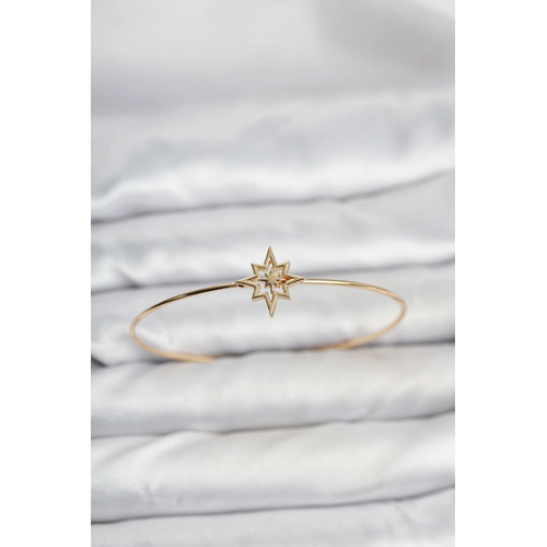 Kutup Yıldızı Model Gold Renk Bileklik