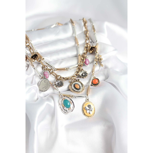 Pirinç Otantik Kolye Seti