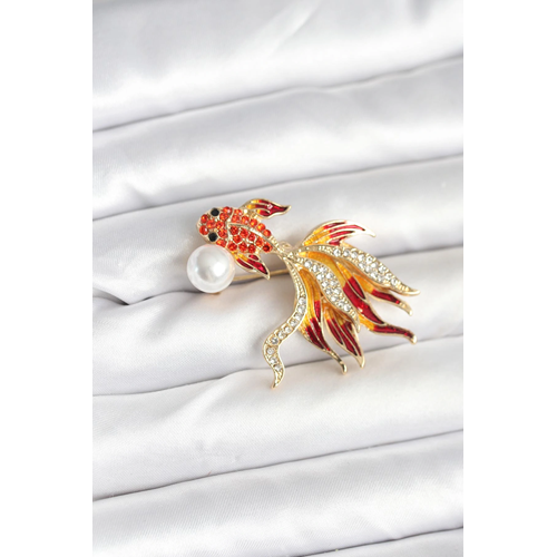 Japon Balığı Model Broş