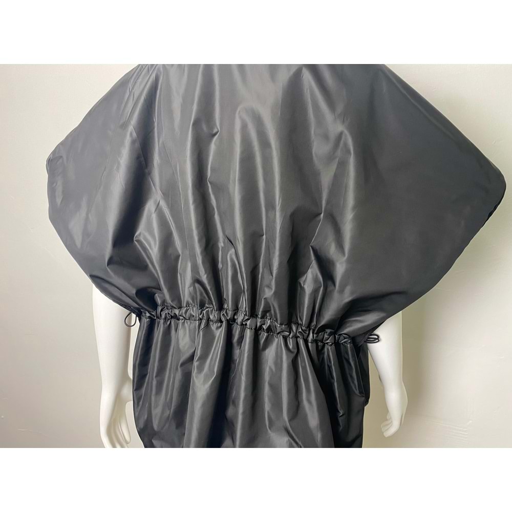 Trend Siyah Panço Standart Kadın Yelek