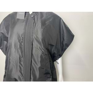 Trend Siyah Panço Standart Kadın Yelek